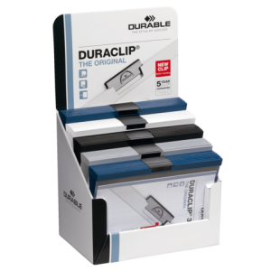 298500 - DURABLE Display Klemmap Duraclip 30vel Diverse Kleuren 50st A4