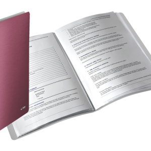 39580028 - LEITZ Showmap Style 20-Tassen Granaatrood 1st A4