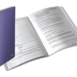 39590069 - LEITZ Showmap Style 40-Tassen Titaniumblauw 1st A4