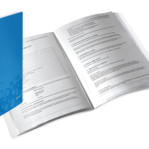 46320036 - LEITZ Showmap WOW 40-Tassen Blauw 1st A4