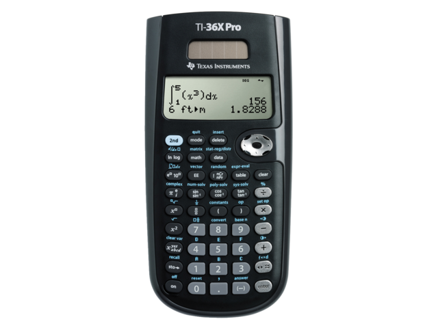 36XPRO/TBL/1E2/A - TI Calculator Wetenschappelijk Pro Multiview TI-36X Zwart