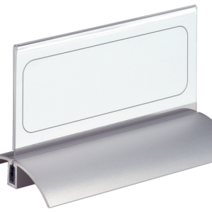 820119 - DURABLE Tafelnaambordje De Luxe 8201 Transparant 61x122mm