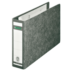 10660000 - LEITZ Ordner 2-Rings 1066 56mm Zwart Gewolkt A5 Dwars