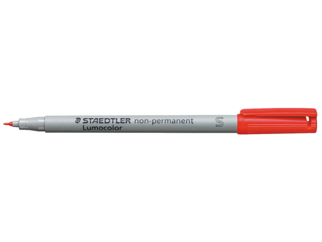 311-2 - STAEDTLER Viltstift OHP Lumo SF 311 0.4mm Rood 1st