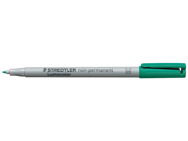 315-5 - STAEDTLER Viltstift OHP Lumo M315 1mm Groen 1st