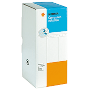 8213 - HERMA Computeretiket Kettingpapier Pinfeed 101.6x48.4mm 6.000st Wit 1Baans 1 Pak
