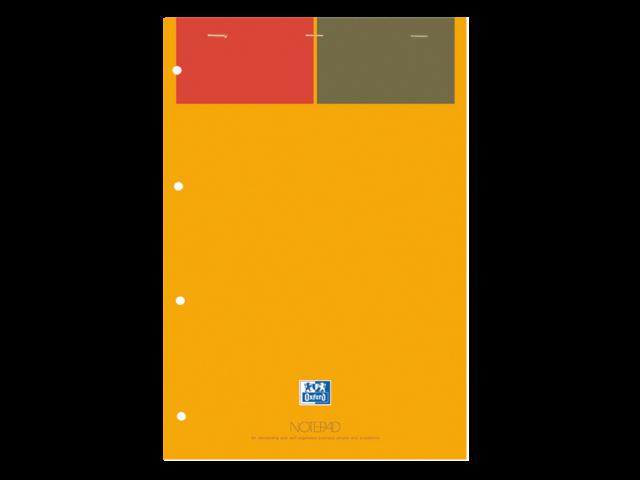 100100101 - OXFORD Notitieboek International A4 Diverse Kleuren 80vel