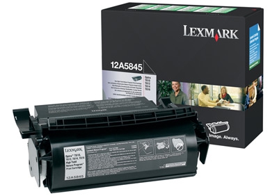 12A5845 - LEXMARK Toner Cartridge Black 25.000vel 1st