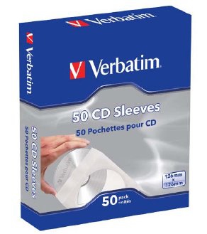 49992 - Verbatim CD/DVD Envelop 50st Wit