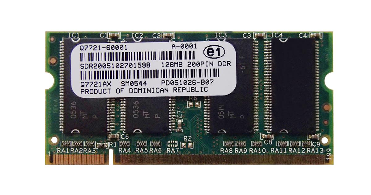 Q7721-60001 - HP Memory Module 128Mb New