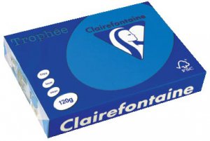 1291 - Clairfontaine Kopieerpapier A4 120g/m² Blauw 250vel