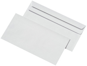 22144/0 - MAILmedia Envelop DIN Lang 75gr Strip 1.000st Wit