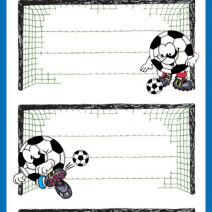 59290 - Avery Speciaal Etiket Voetbal 1set Design