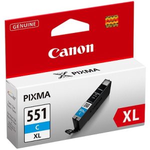 6444B004 - CANON CLI-551XL/C/BL Cyaan 665vel