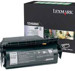 12A6860 - LEXMARK Toner Cartridge Black 10.000vel 1st