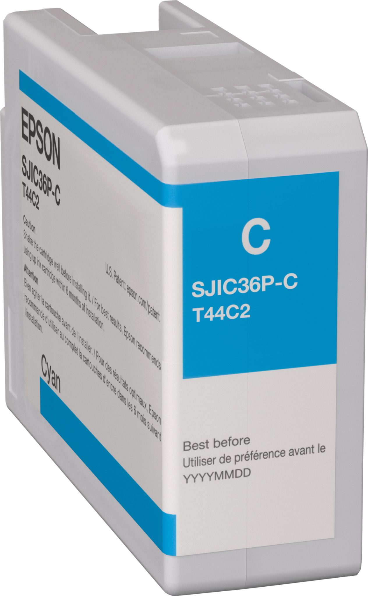 C13T44C240 - EPSON POS Inkt Cartridge SJIC36P Cyaan 1st