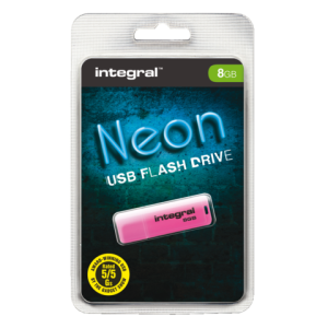INFD8GBNEONPK - Integral USB-Stick Flash Drive 8GB New