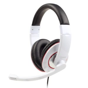 MHS-001-GW - Gembird Headset met Microfoon Hoogglans Wit