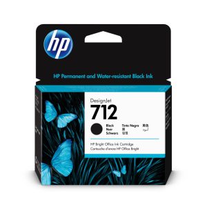3ED71A - HP Inkt Cartridge 712 Black 80ml 1st