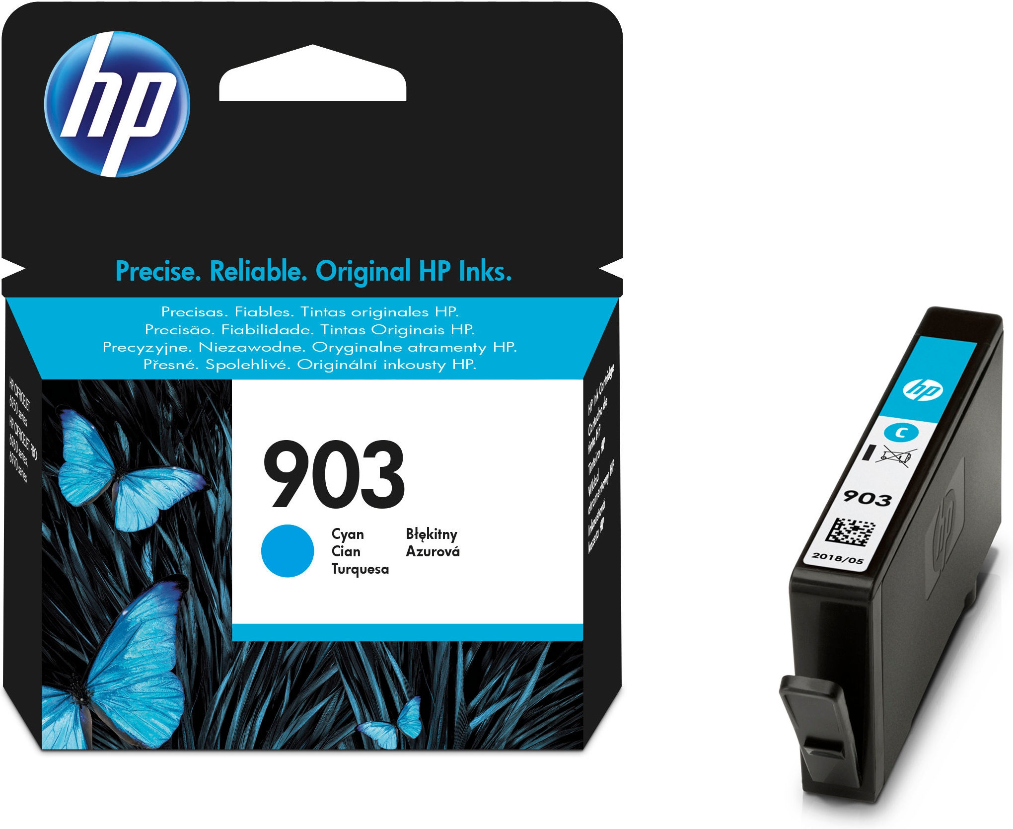 T6L87AE - HP 903 Cyaan 315vel