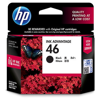 CZ637AE - HP Inkt Cartridge 46 Black 1.500vel 1st