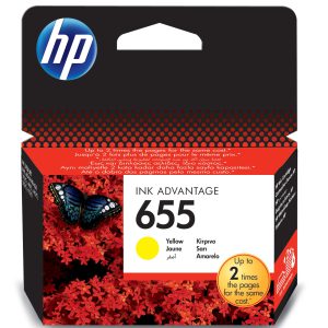 CZ112AE - HP Inkt Cartridge 655 Yellow 600vel 1st
