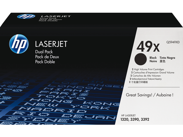 Q5949XD - HP Toner Cartridge 49X Black 6.000vel 2st
