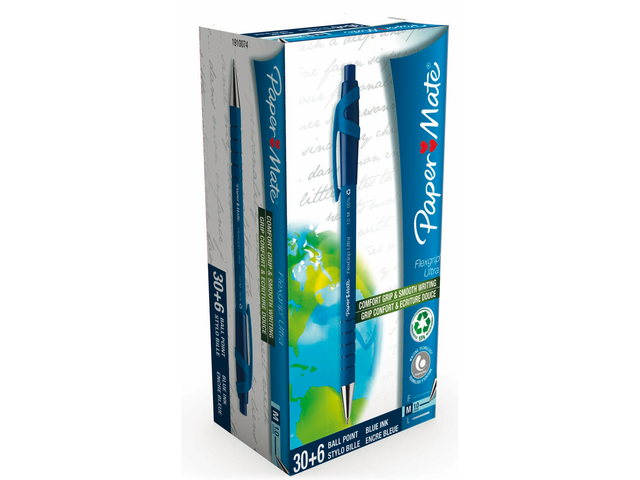 1910074 - PAPERMATE Flexgrip Retractable Blauw 1mm