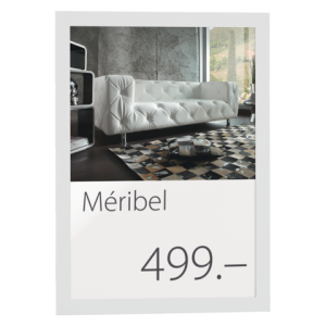 487202 - DURABLE Infokader Zelfklevend Wit A4