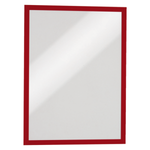 486803 - DURABLE Infokader Zelfklevend Magnetic Rood A3