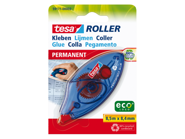 59171-00002-04 - TESA Lijmroller Permanent 8.4mmx8.5m 1st