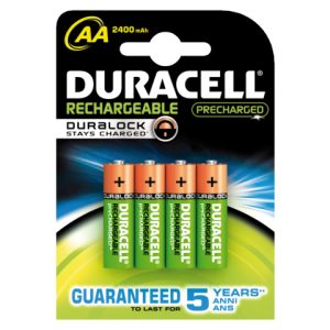 HR06-P - DURACELL Batterij Duralock Oplaadbaar 2400mHa