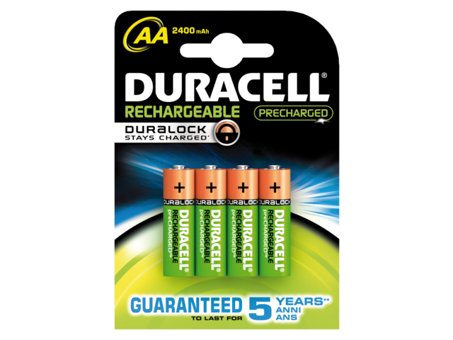 HR06-P - DURACELL Batterij Duralock Oplaadbaar 2400mHa