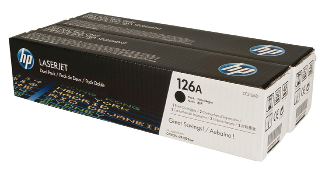 CE310AD - HP Toner Cartridge 126A Black 1.200vel 2st