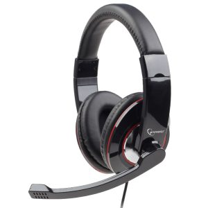 MHS-001 - Gembird Headset met Microfoon Hooggglans Zwart