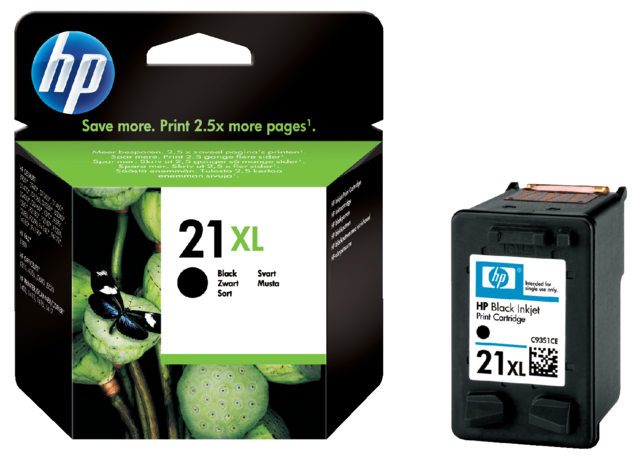 C9351CE - HP 21 Black 12ml