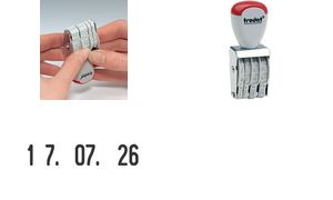51 1014 - Trodat Datumstempel 1014 4x17mm