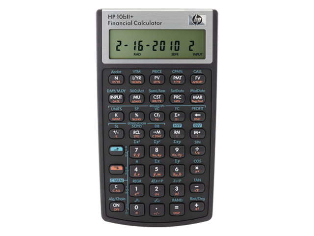 NW239AA - HP Calculator Zakelijk 10BII+