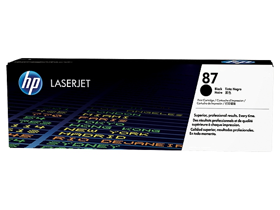 CF287X-C - HP Toner Cartridge 87X Black 18.000vel 1st