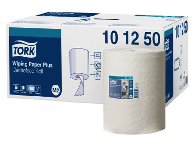 101250 - Tork Vulling Poetsrol M2-Maxi 6-Rollen Wit 1st