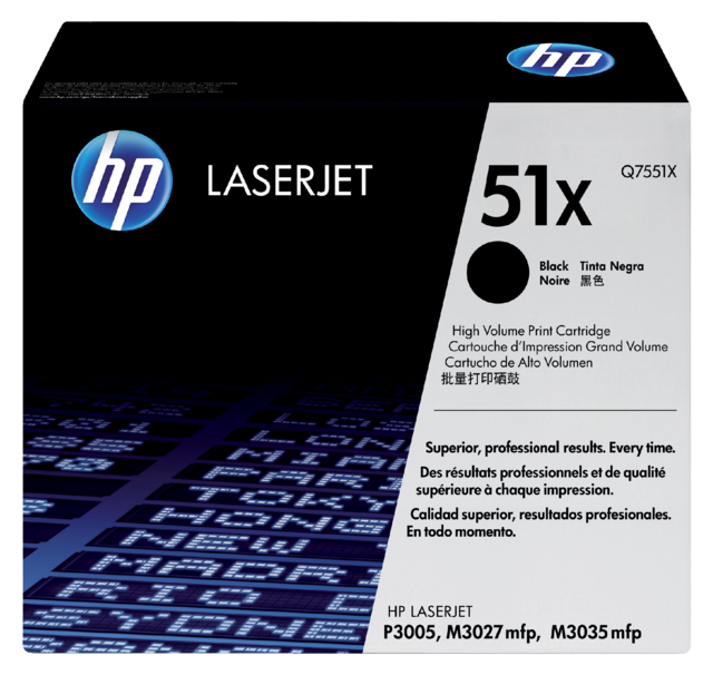 Q7551X - HP Toner Cartridge 51X Black 13.000vel