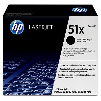 Q7551X - HP Toner Cartridge 51X Black 13.000vel