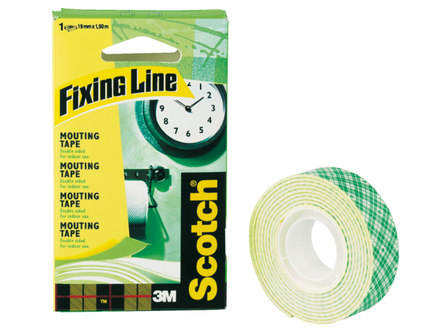 40021915 - 3M Dubbelzijdige Tape Scotch Extreme Mounting 19mmx1.5m 1st