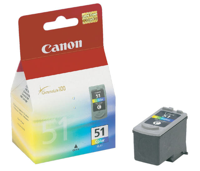 0618B001 - CANON CL-51 Cyaan & Magenta & Yellow 21ml