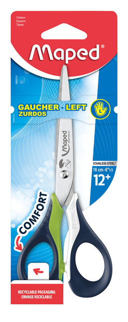 M696510 - MAPED Schaar Linkshandig Sensoft 160mm 1st