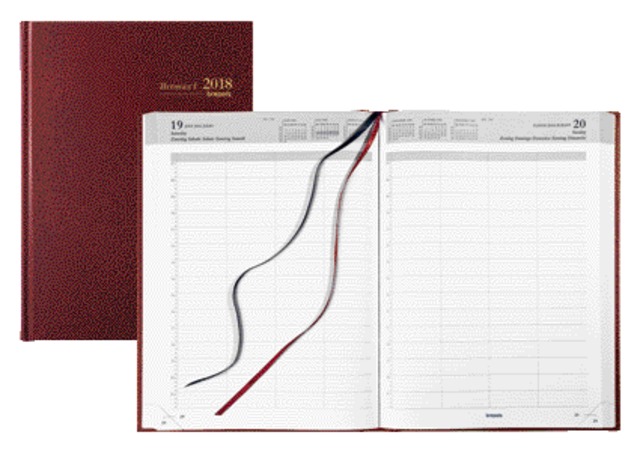 0.001.1345.01.6 - Brepols Agenda Bremax 1dag/1pag 21x29cm Zwart 1st