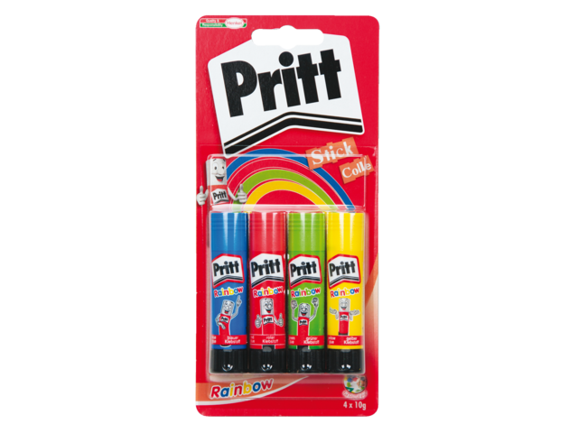 1445072 - Prisma Lijmstick Rainbow 4x11gr 4st